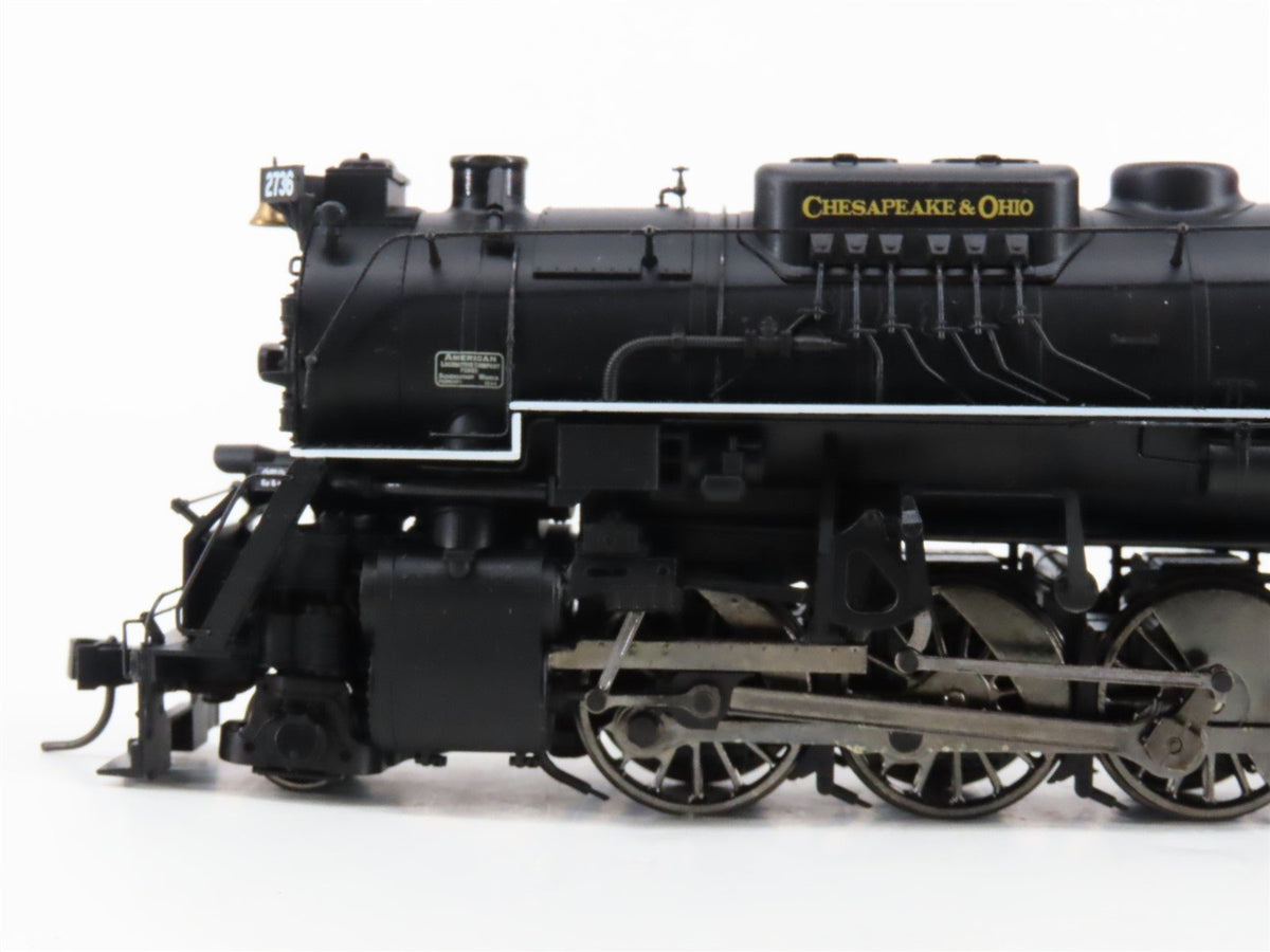 HO Proto 2000 Heritage 30012 C&amp;O Chesapeake &amp; Ohio 2-8-4 Steam #2736 - DCC Ready