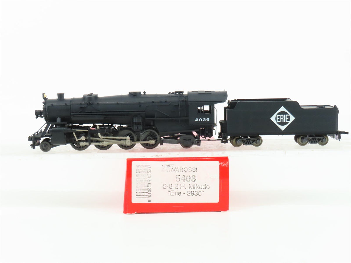 HO Scale Rivarossi 5408 ERIE Railroad 2-8-2 Heavy Mikado Steam Locomotive #2936