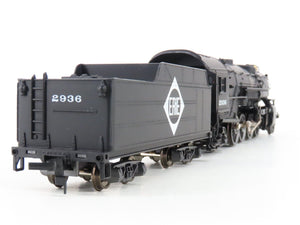 HO Scale Rivarossi 5408 ERIE Railroad 2-8-2 Heavy Mikado Steam Locomotive #2936