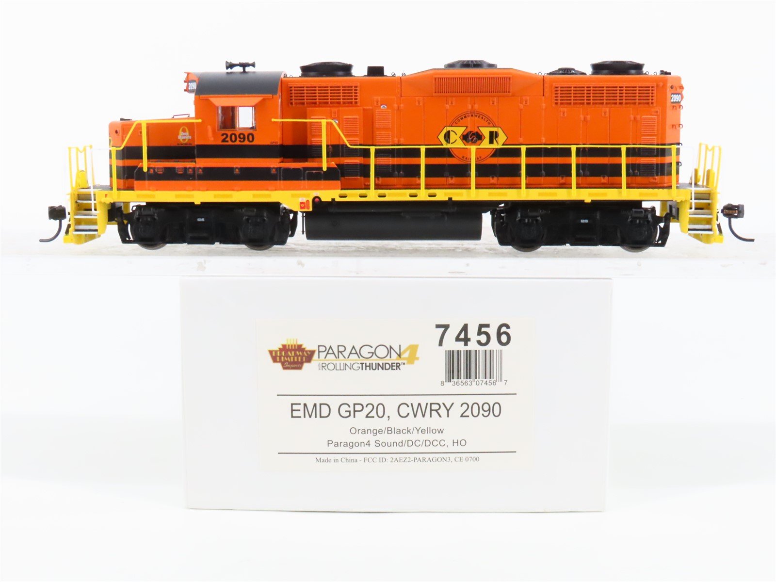 HO Broadway Limited BLI 7456 CWRY Commonwealth EMD GP20 Diesel #2090 - Paragon4