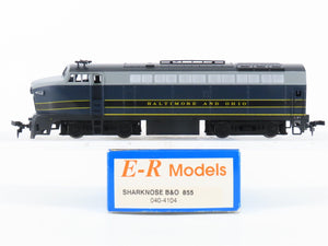 HO Scale E-R Models/Roco 040-4104 B&O Baltimore & Ohio Sharknose Diesel #855