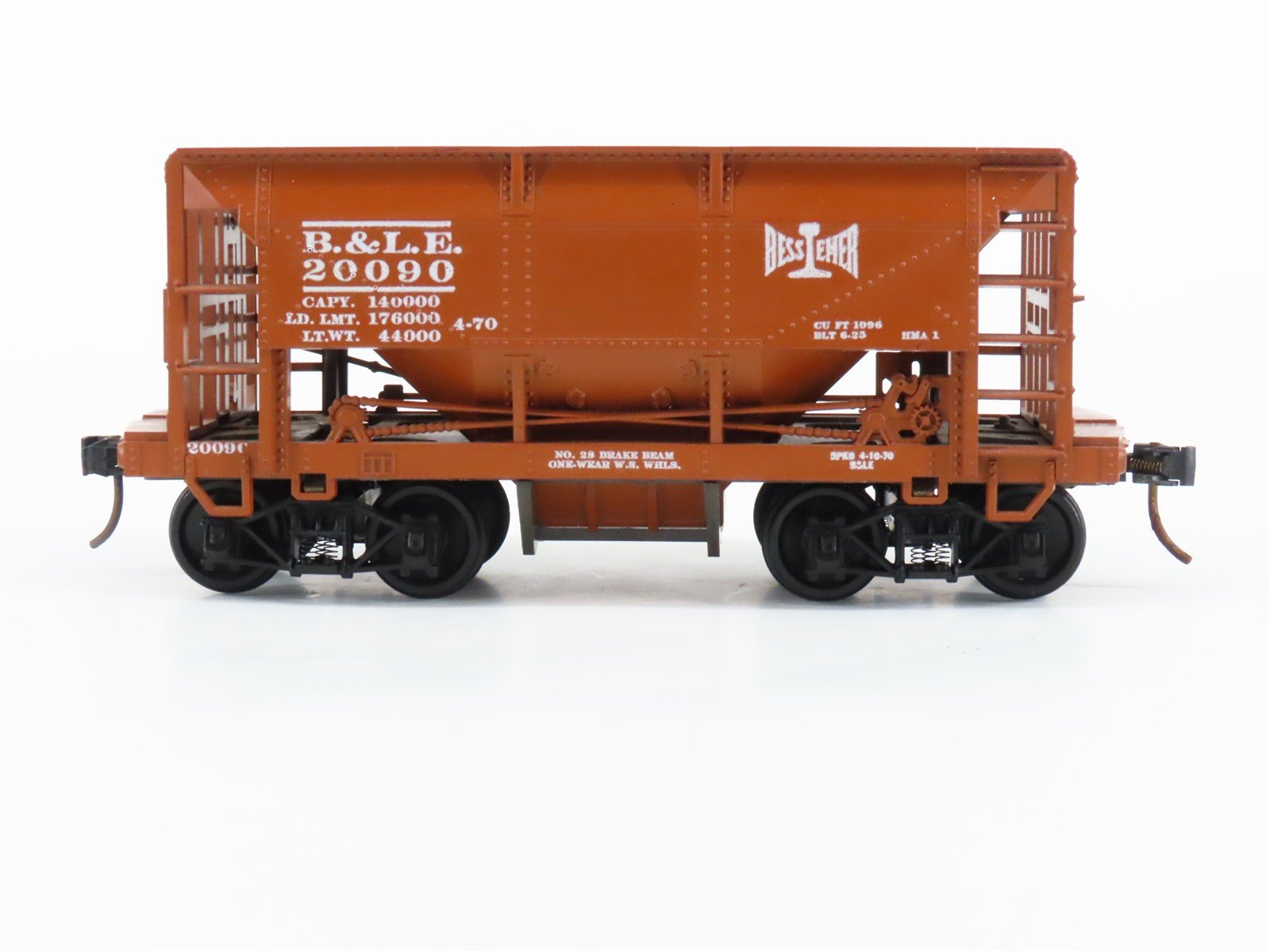 O Scale 2-Rail Atlas B&LE Bessemer & Lake Erie 24-Ton Ore Car #20090
