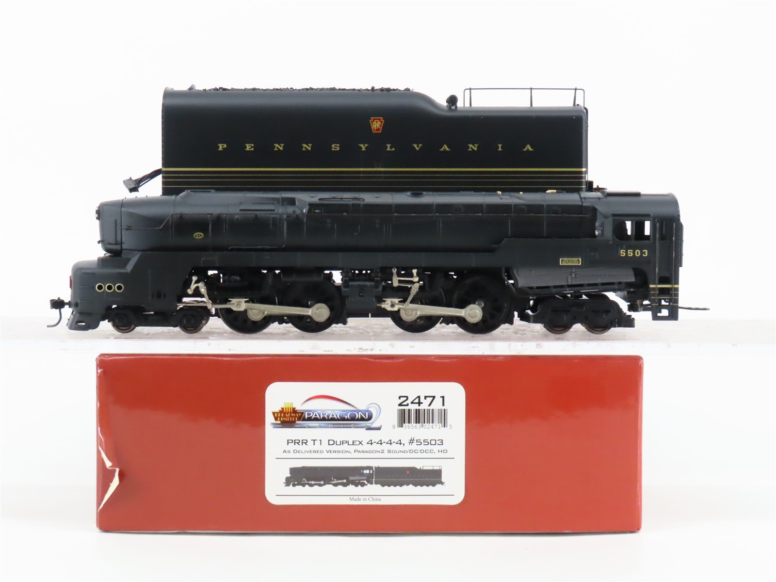 HO Scale Broadway Limited BLI 2471 PRR 4-4-4-4 T1 Duplex Steam #5503 - Paragon2