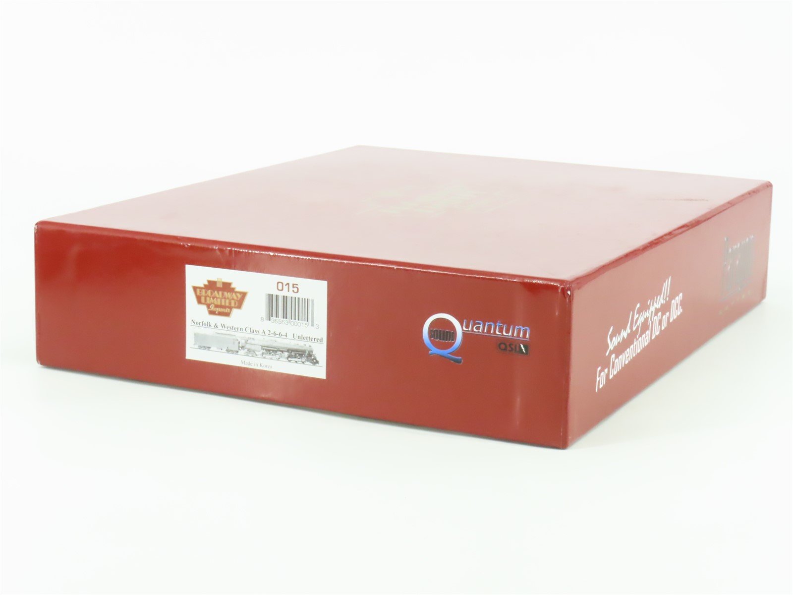 HO Broadway Limited BLI 015 Unlettered 2-6-6-4 Class A Steam w/ DCC & Sound