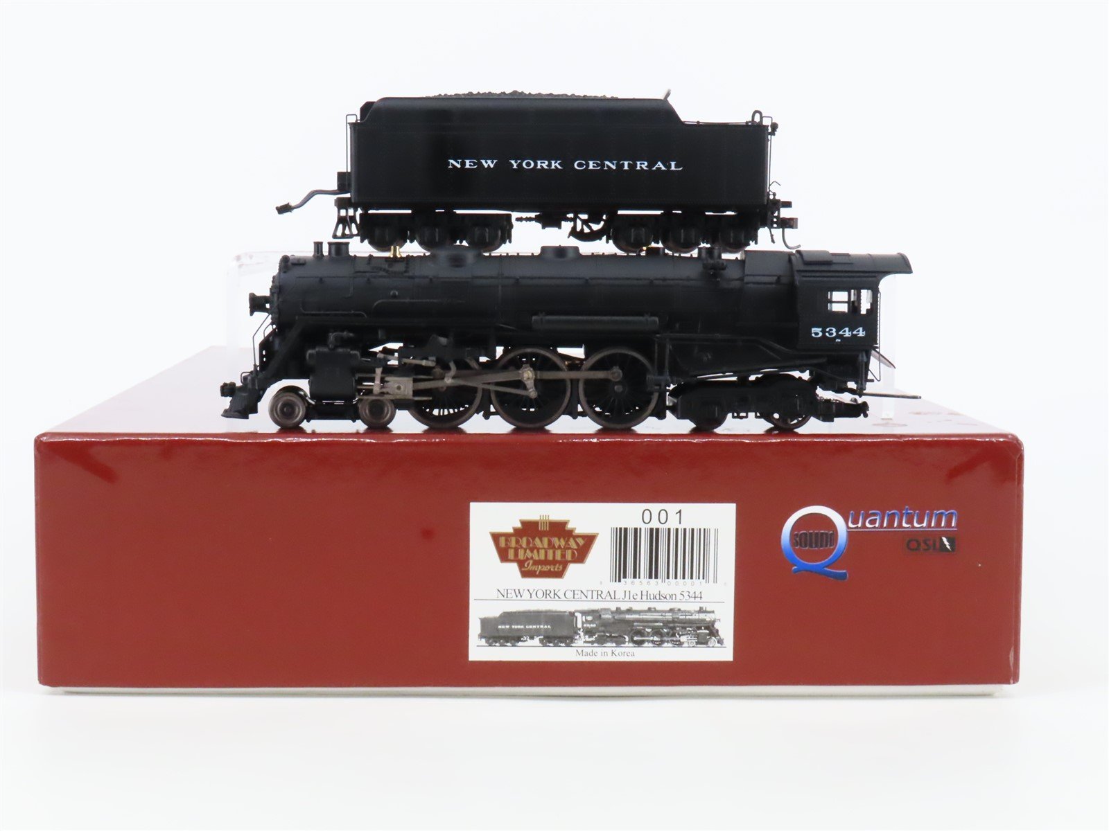 HO Scale Broadway Limited BLI 001 NYC 4-6-4 J1e Hudson Steam #5344 w/DCC & Sound