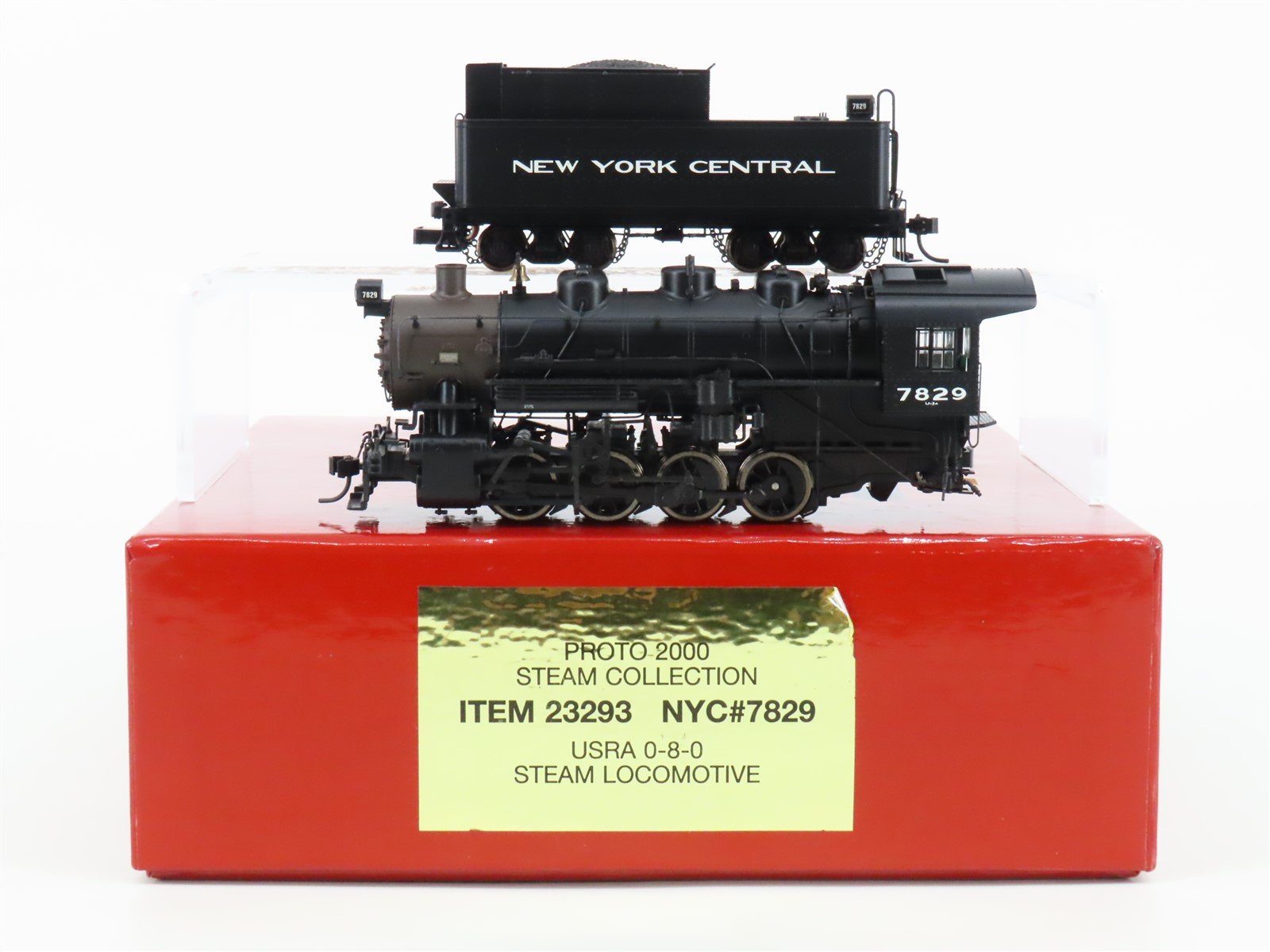 HO Proto 2000 Heritage 23293 NYC New York Central 0-8-0 Steam #7829 - DCC Ready