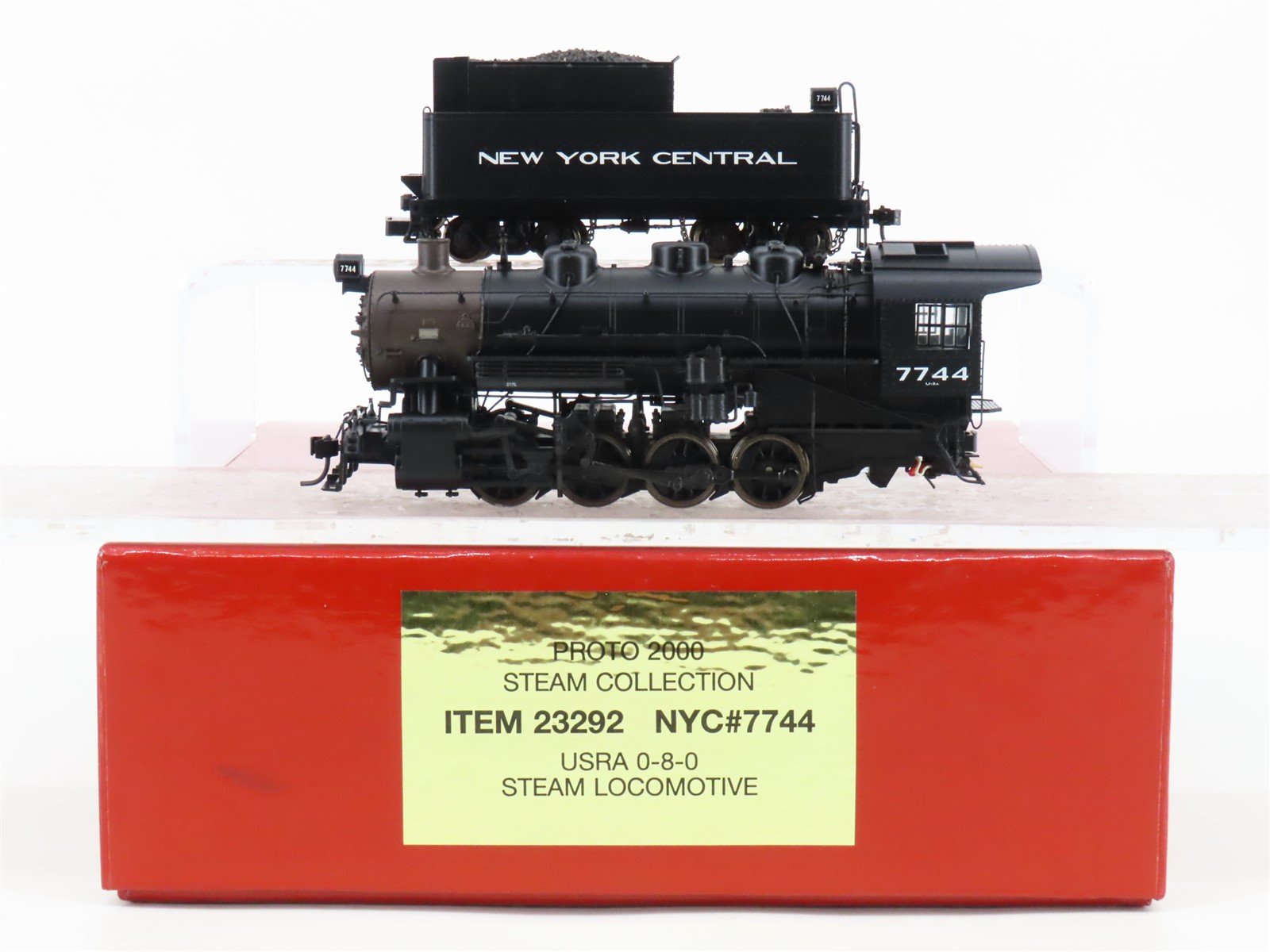 HO Proto 2000 Heritage 23292 NYC New York Central 0-8-0 Steam #7744 - DCC Ready