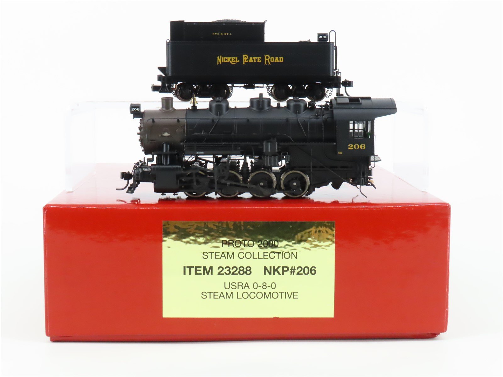 HO Proto 2000 Heritage 23288 NKP Nickel Plate Road 0-8-0 Steam #206 - DCC Ready