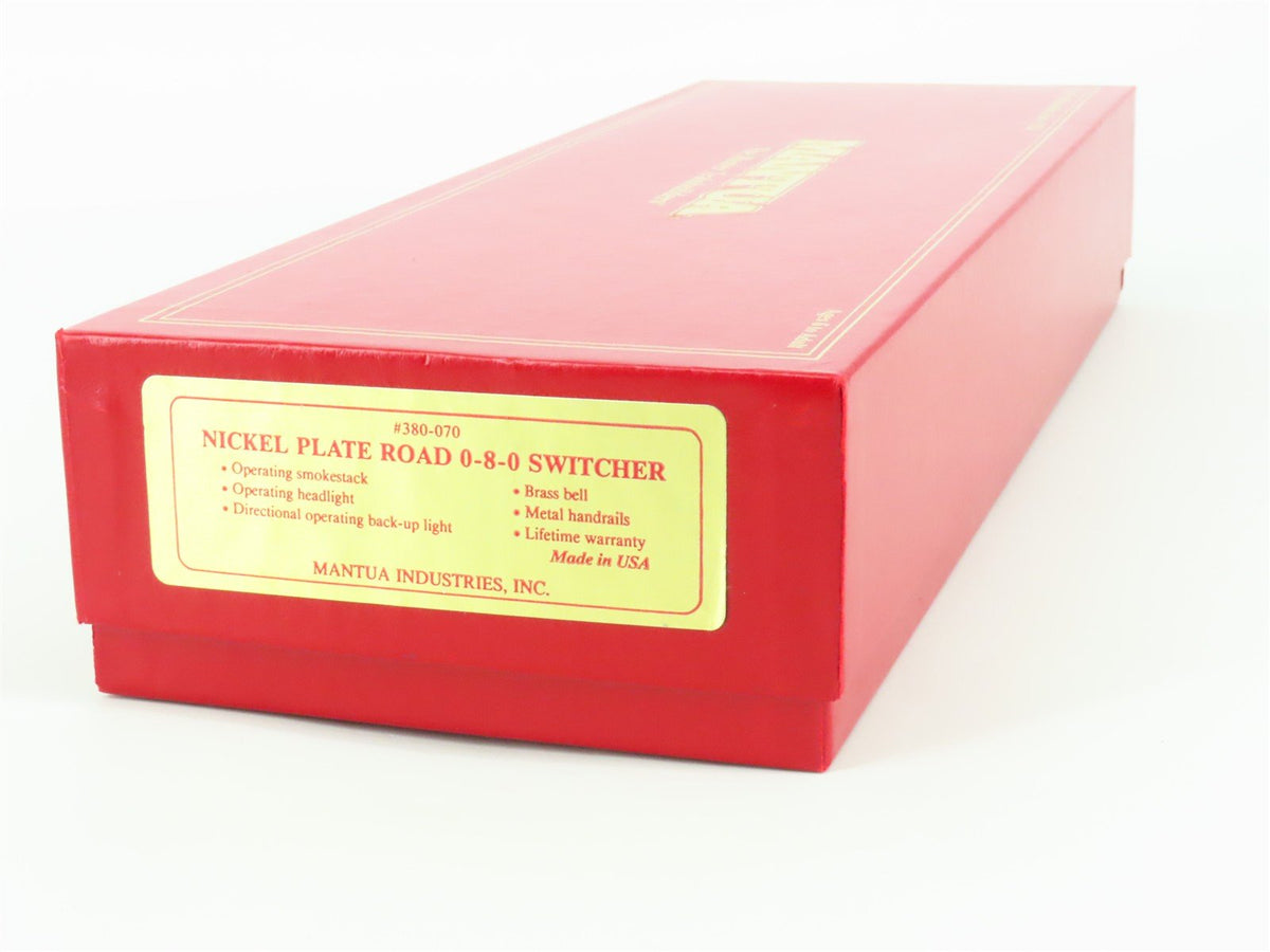 HO Scale Mantua 380-070 NKP Nickel Plate Road 0-8-0 Steam Switcher #220