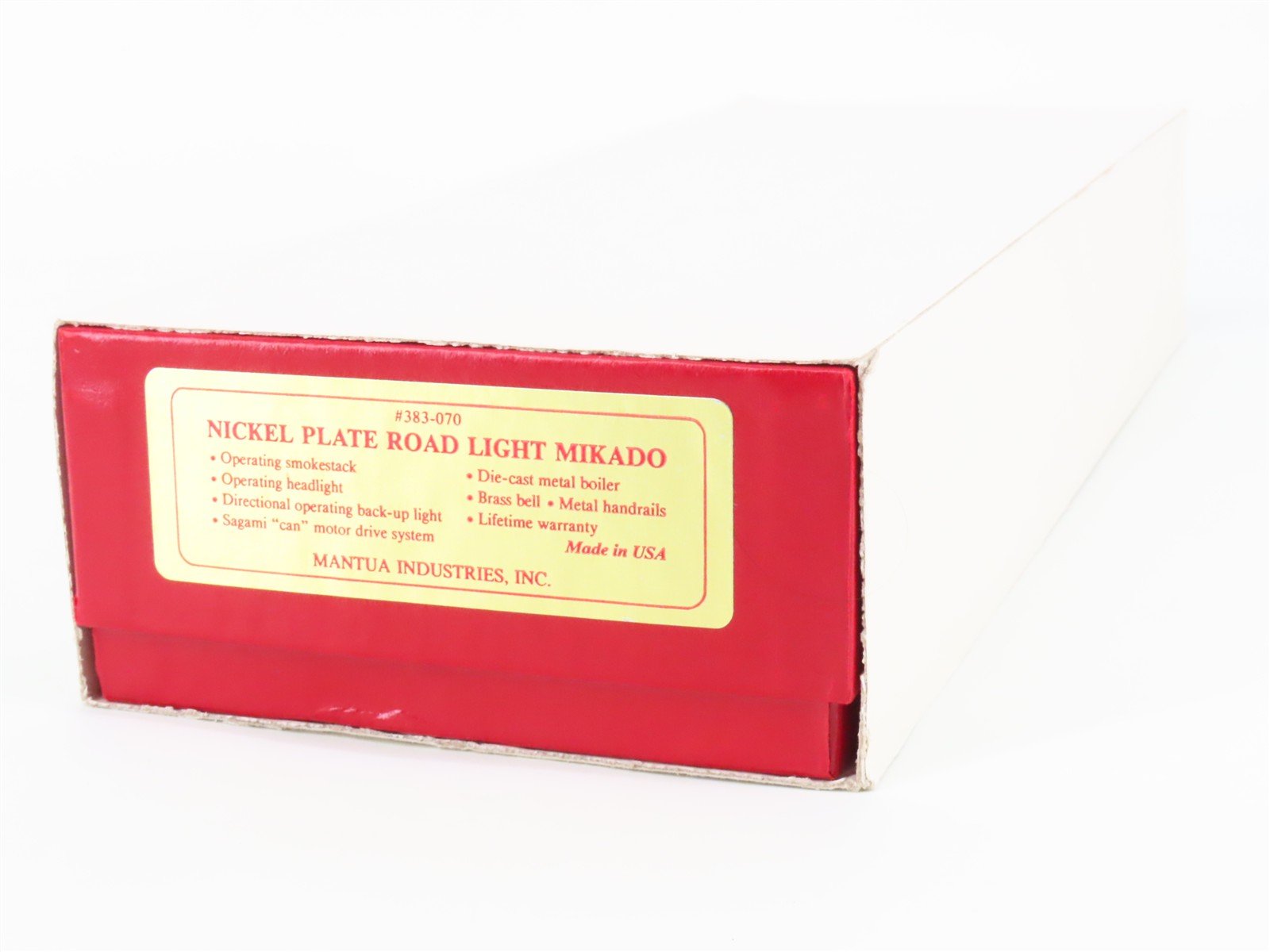 HO Scale Mantua 383-070 NKP Nickel Plate Road 2-8-2 Light Mikado Steam #590