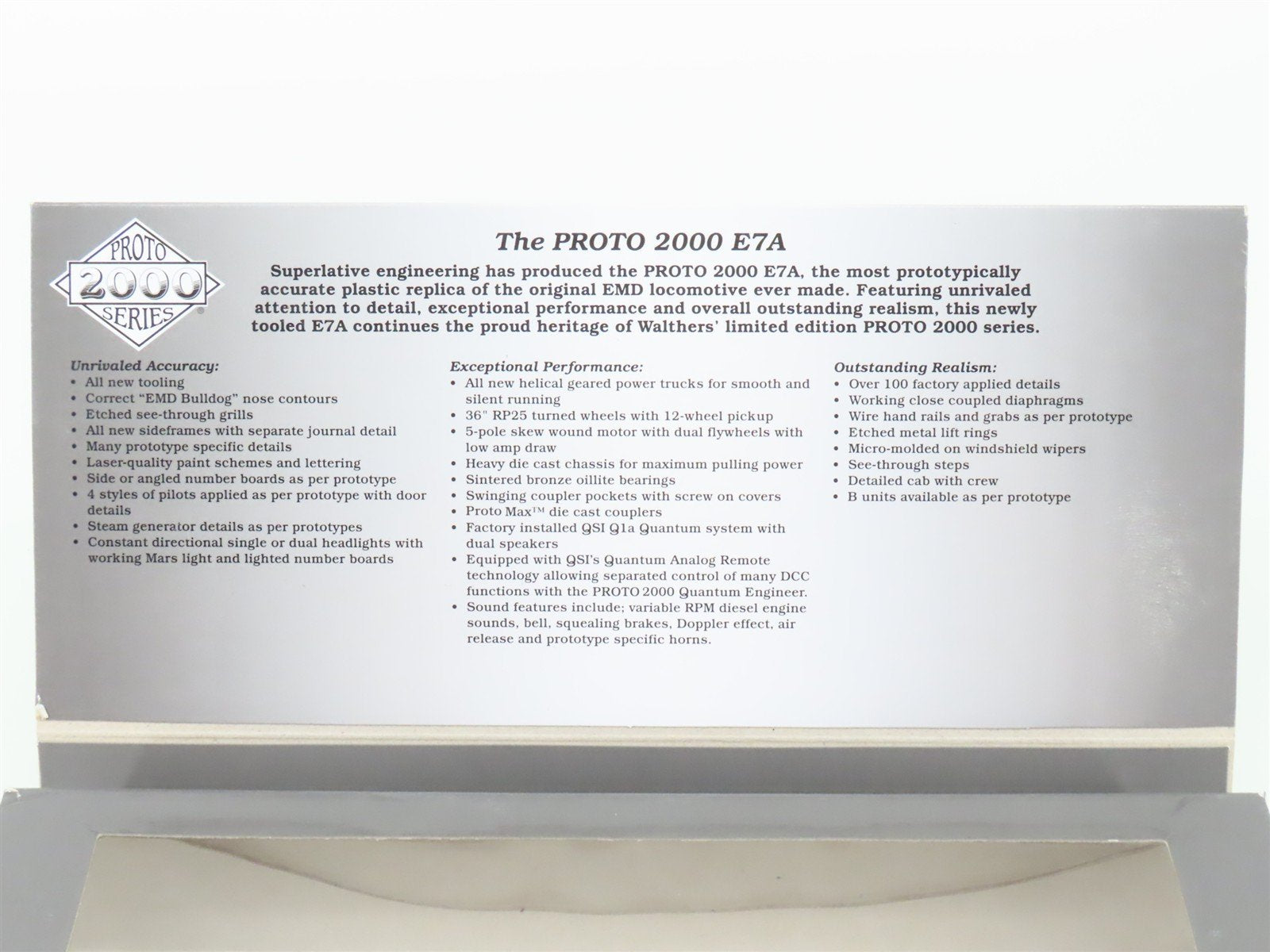 HO Proto 2000 920-40993 NYC New York Central EMD E7A Diesel #4024 w/ DCC & Sound