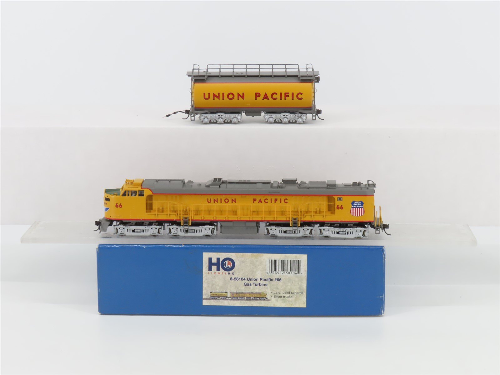 HO Scale Lionel 6-58104 UP Union Pacific Veranda Gas Turbine #66 w/ DCC & Sound
