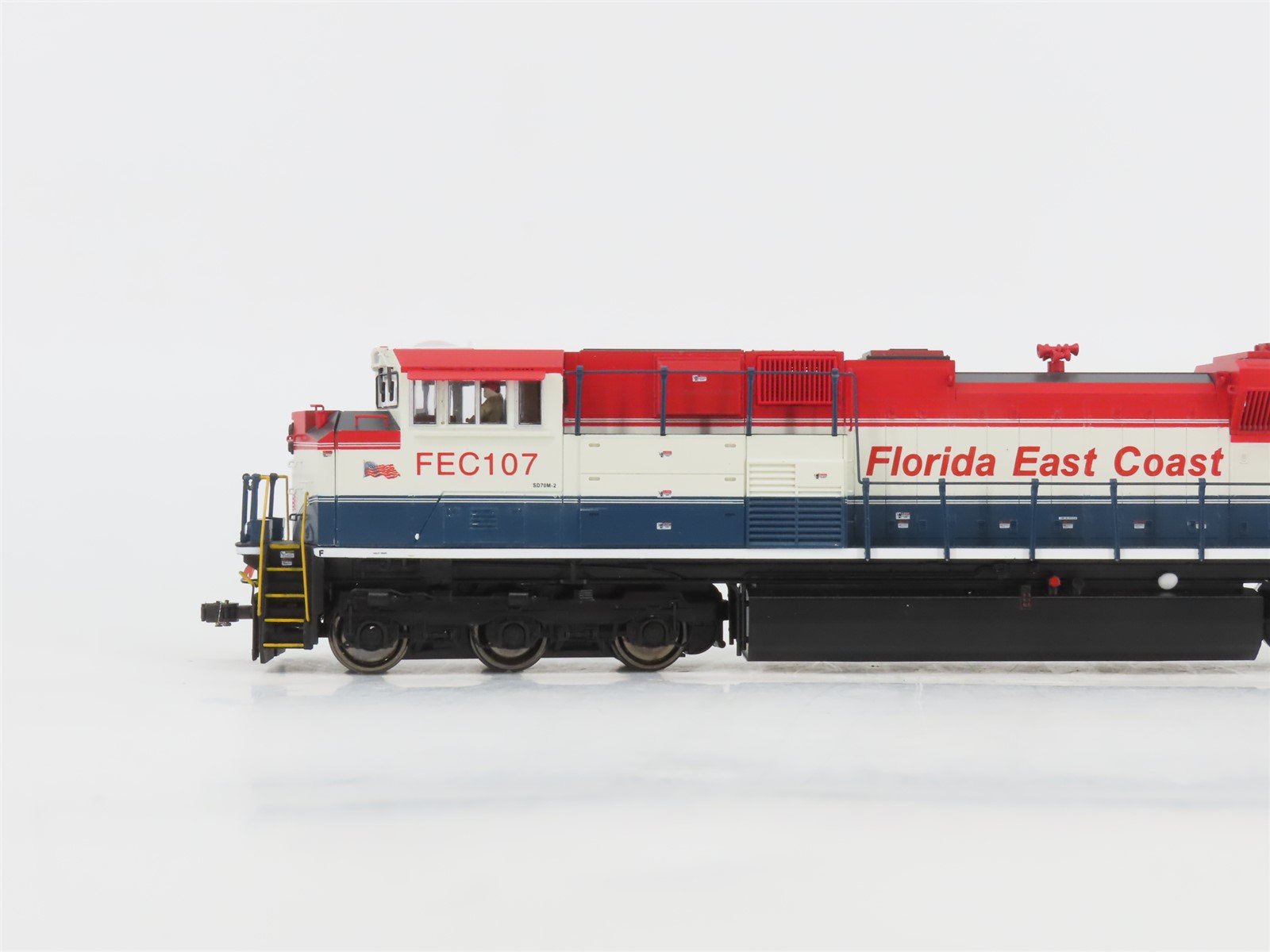 HO Scale MTH 80-2031-1 FEC Florida East Coast SD70M-2 Diesel #107 w/ DCC & Sound