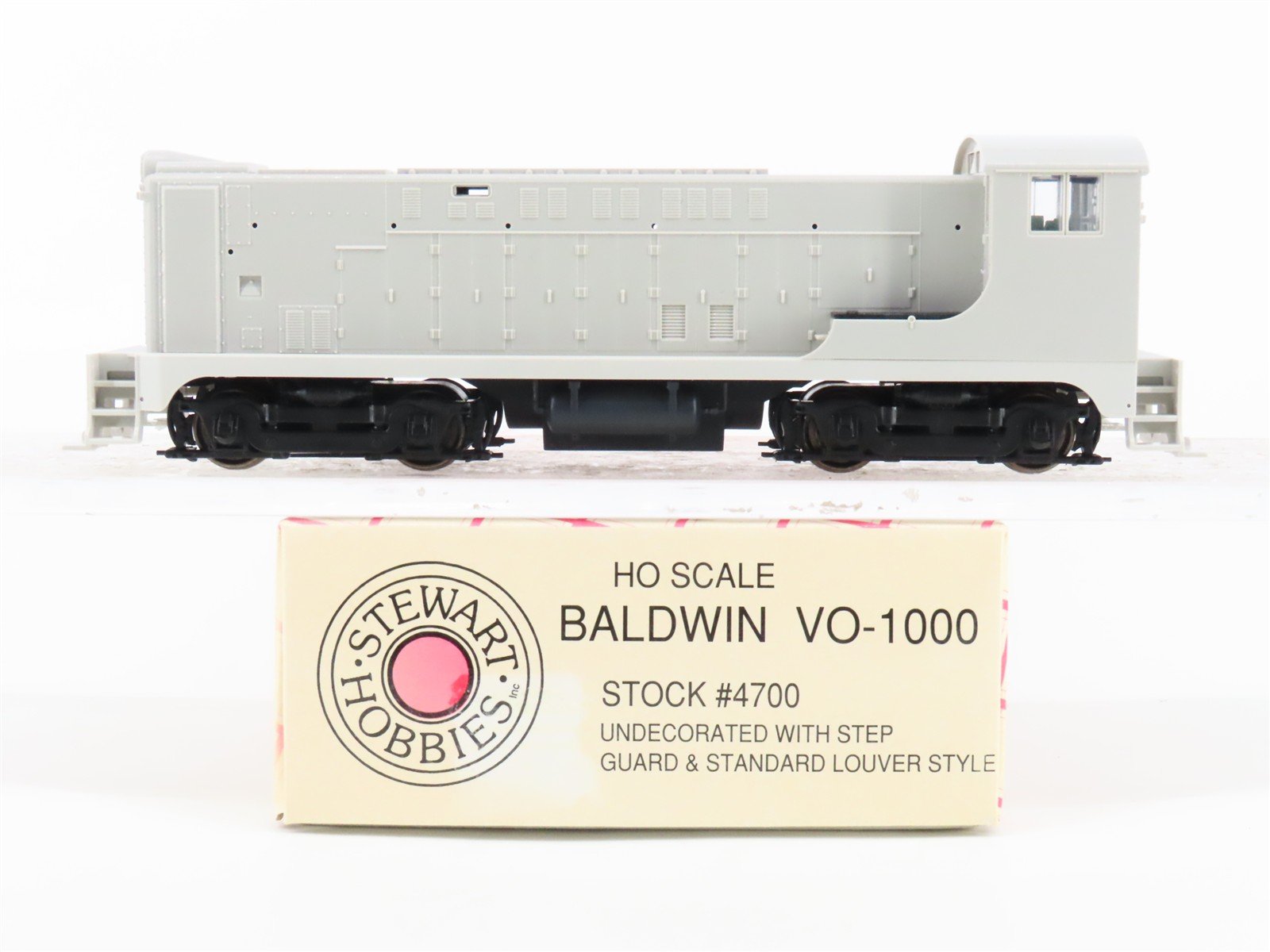 HO Scale Stewart 4700 Undecorated Baldwin VO-1000 Diesel - DCC Ready