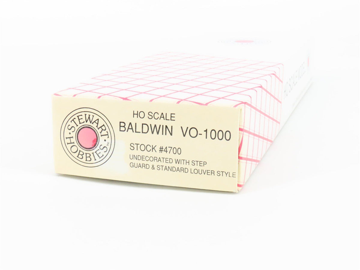 HO Scale Stewart 4700 Undecorated Baldwin VO-1000 Diesel - DCC Ready