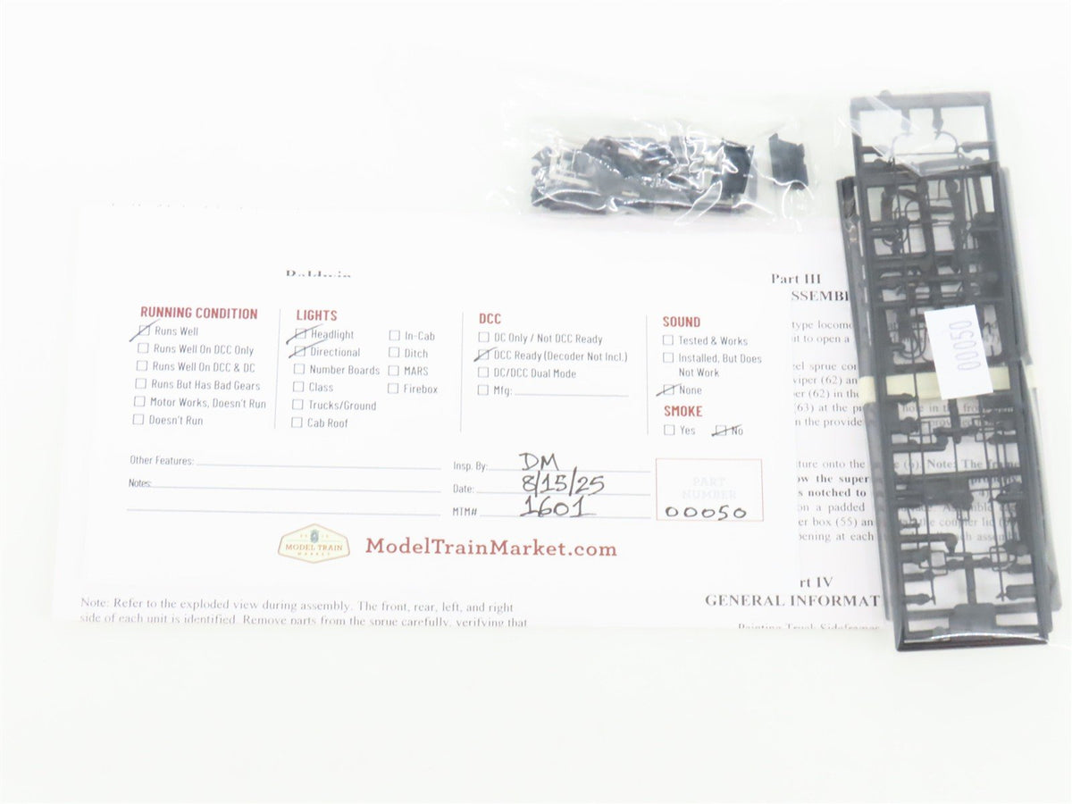 HO Scale Stewart 4702 Undecorated Baldwin VO-1000 Diesel - DCC Ready