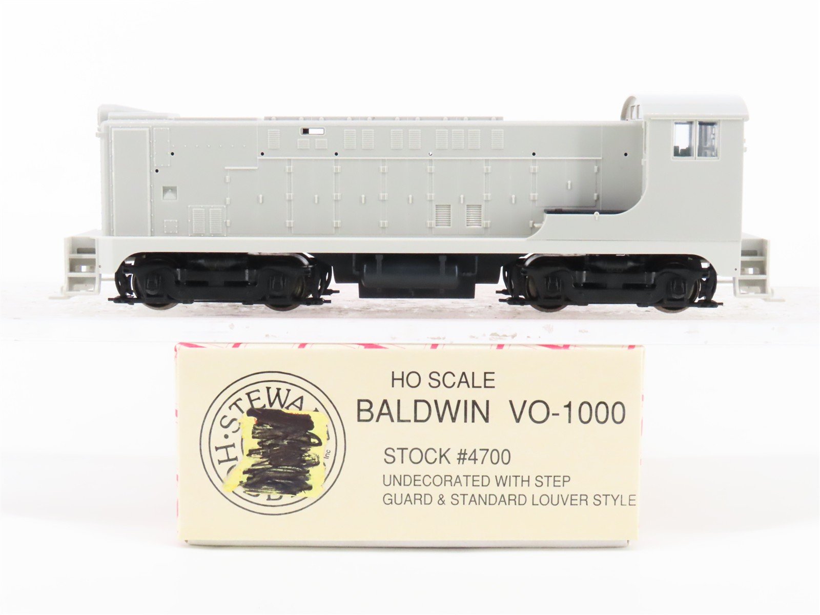 HO Scale Stewart 4700 Undecorated Baldwin VO-1000 Diesel - DCC Ready