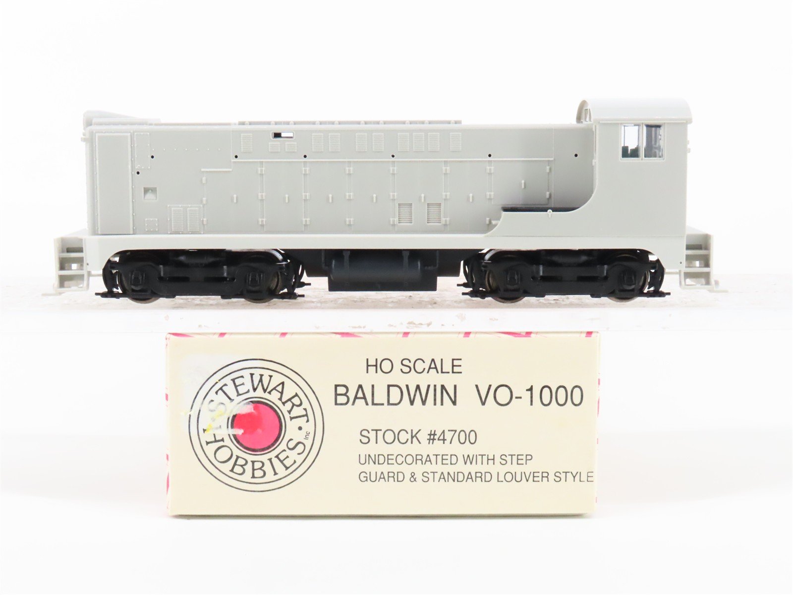 HO Scale Stewart 4700 Undecorated Baldwin VO-1000 Diesel - DCC Ready