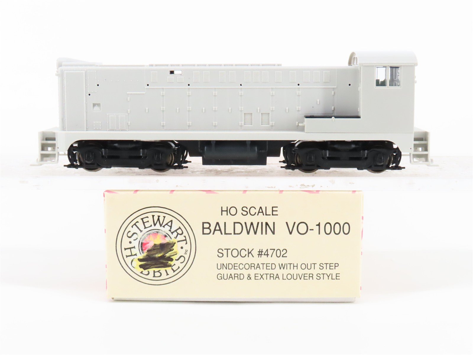 HO Scale Stewart 4702 Undecorated Baldwin VO-1000 Diesel - DCC Ready
