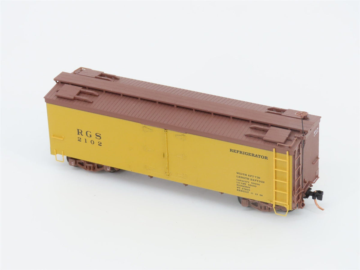 HOn3 Scale Micro-Trains MTL 85000022 RGS Rio Grande Southern 30&#39; Reefer #2102