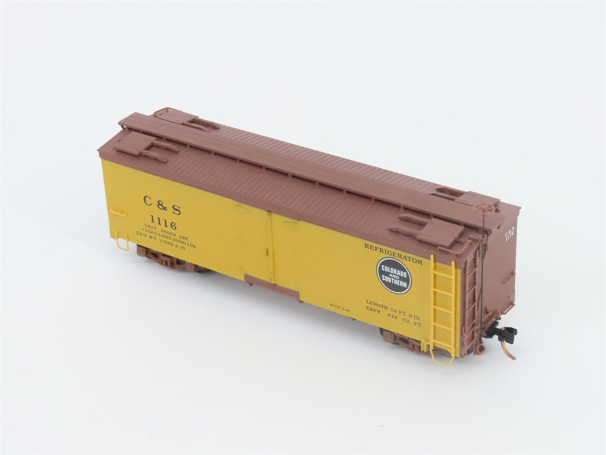 HOn3 Scale Micro-Trains MTL 85000012 C&amp;S Colorado &amp; Southern 30&#39; Reefer #1116