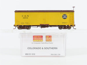 HOn3 Scale Micro-Trains MTL 85051010 C&S Colorado & Southern 30' Reefer #1102