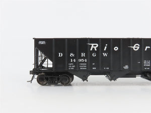 HO Scale Arrowhead ARR-1006-20 D&RGW Rio Grande 3-Bay Hopper #14954 w/ Load