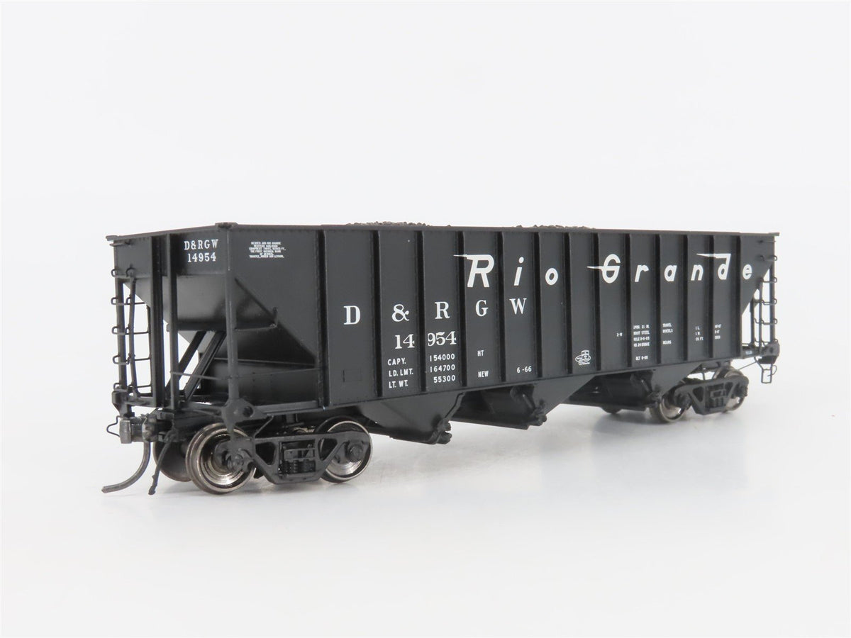 HO Scale Arrowhead ARR-1006-20 D&amp;RGW Rio Grande 3-Bay Hopper #14954 w/ Load
