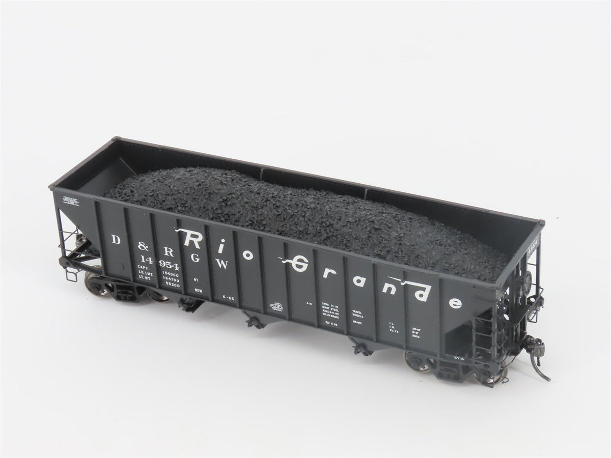 HO Scale Arrowhead ARR-1006-20 D&amp;RGW Rio Grande 3-Bay Hopper #14954 w/ Load