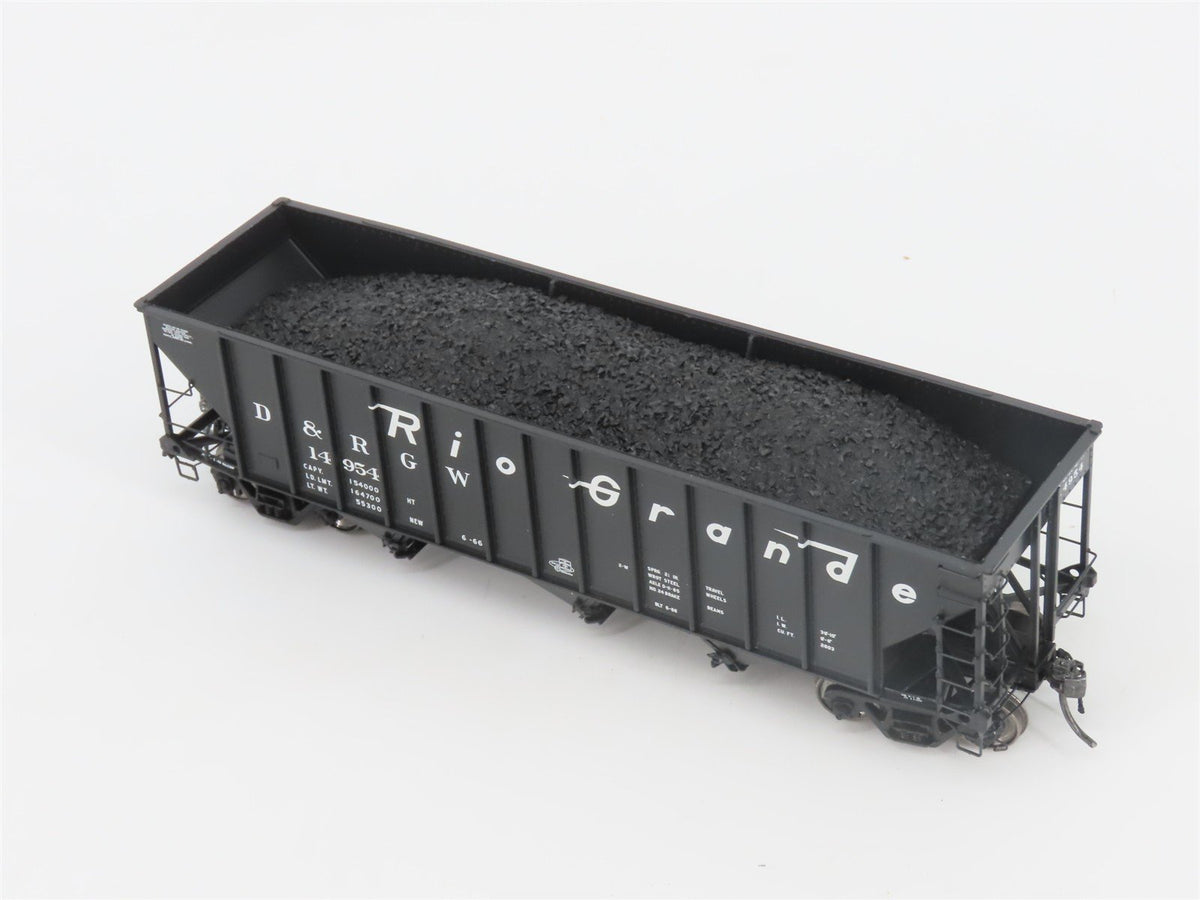 HO Scale Arrowhead ARR-1006-20 D&amp;RGW Rio Grande 3-Bay Hopper #14954 w/ Load
