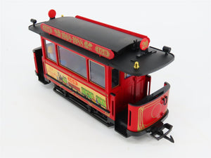 G Scale LGB Lehmann Grossbahn 20th Anniversary Street Trolley 2-Car Set