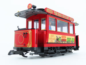 G Scale LGB Lehmann Grossbahn 20th Anniversary Street Trolley 2-Car Set