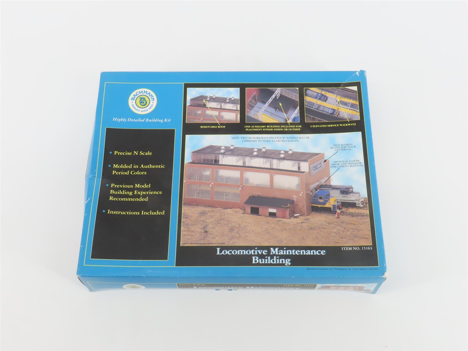N 1/160 Scale Bachmann Kit #15163 Locomotive Maintenance Building