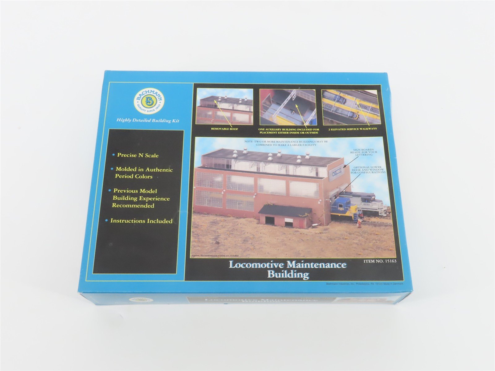 N 1/160 Scale Bachmann Kit #15163 Locomotive Maintenance Building