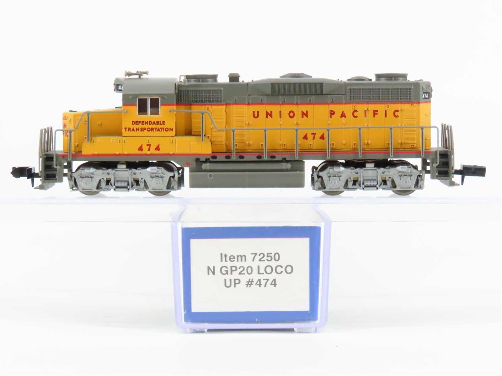 N Scale Life-Like 7250 UP Union Pacific EMD GP20 Diesel Locomotive #474