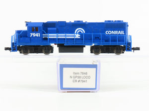 N Scale Life-Like 7846 CR Conrail EMD GP38 Diesel Locomotive #7941