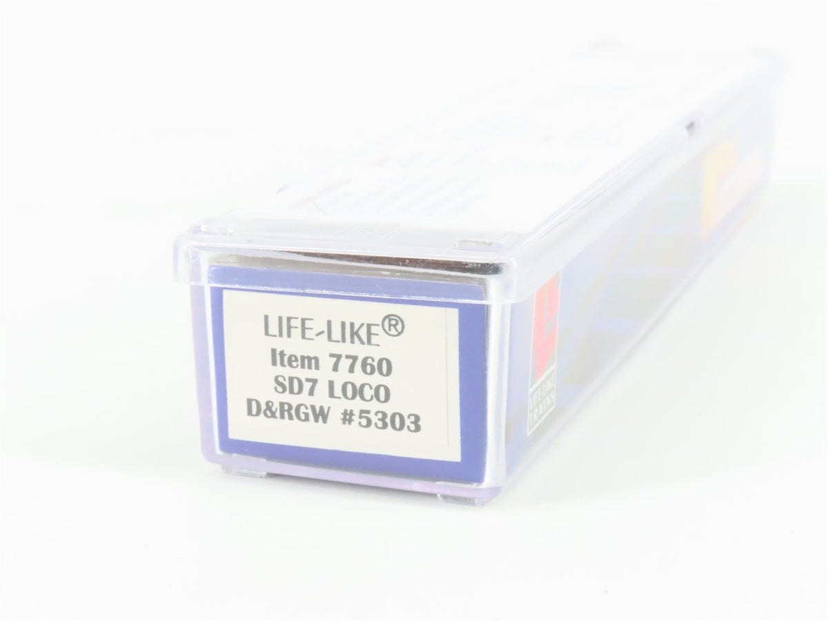 N Scale Life-Like 7760 D&amp;RGW Rio Grande EMD SD7 Diesel Locomotive #5304