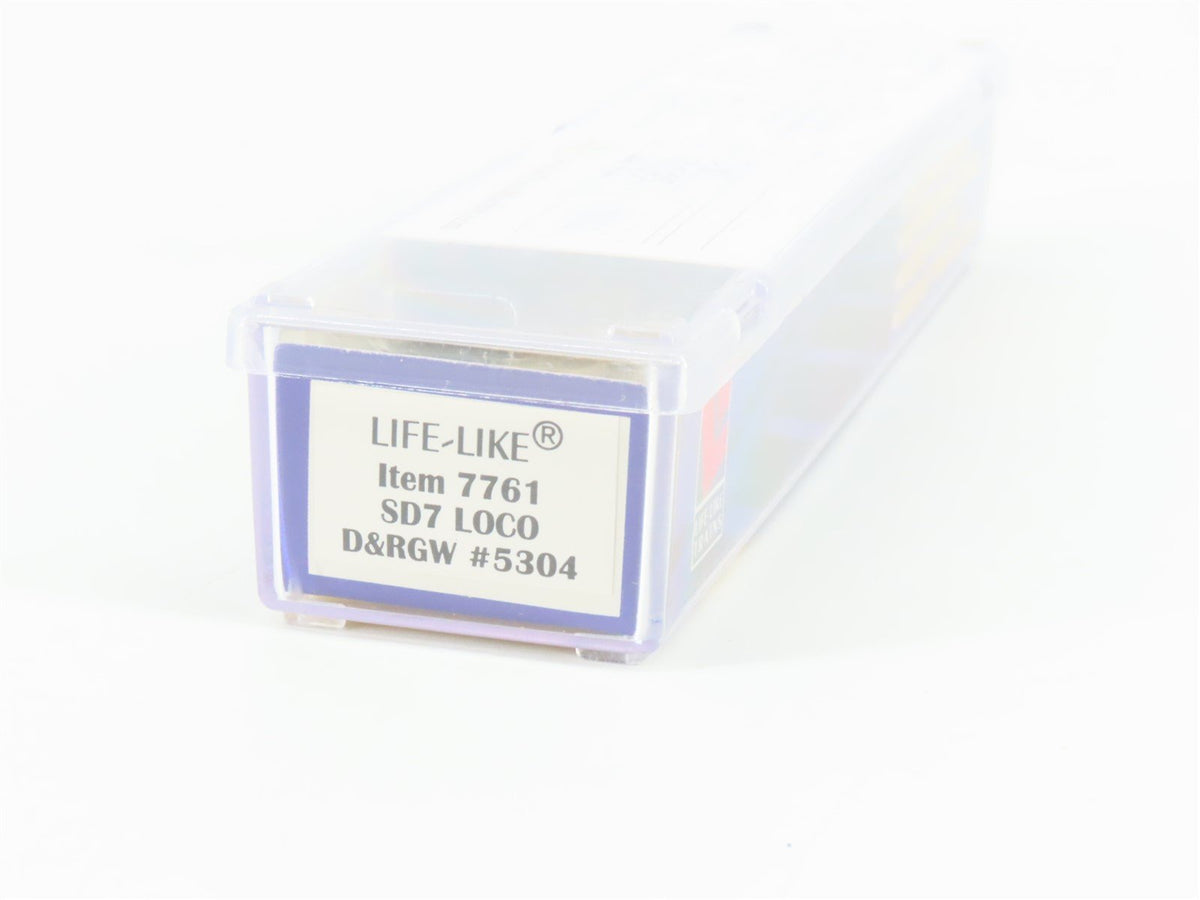 N Scale Life-Like 7761 D&amp;RGW Rio Grande EMD SD7 Diesel Locomotive #5304