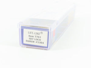 N Scale Life-Like 7761 D&RGW Rio Grande EMD SD7 Diesel Locomotive #5304