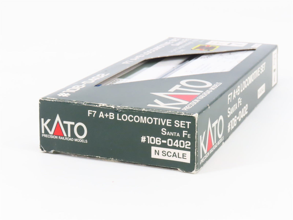 N Scale KATO 106-0402 ATSF Santa Fe EMD F7A/B Diesel Locomotive Set
