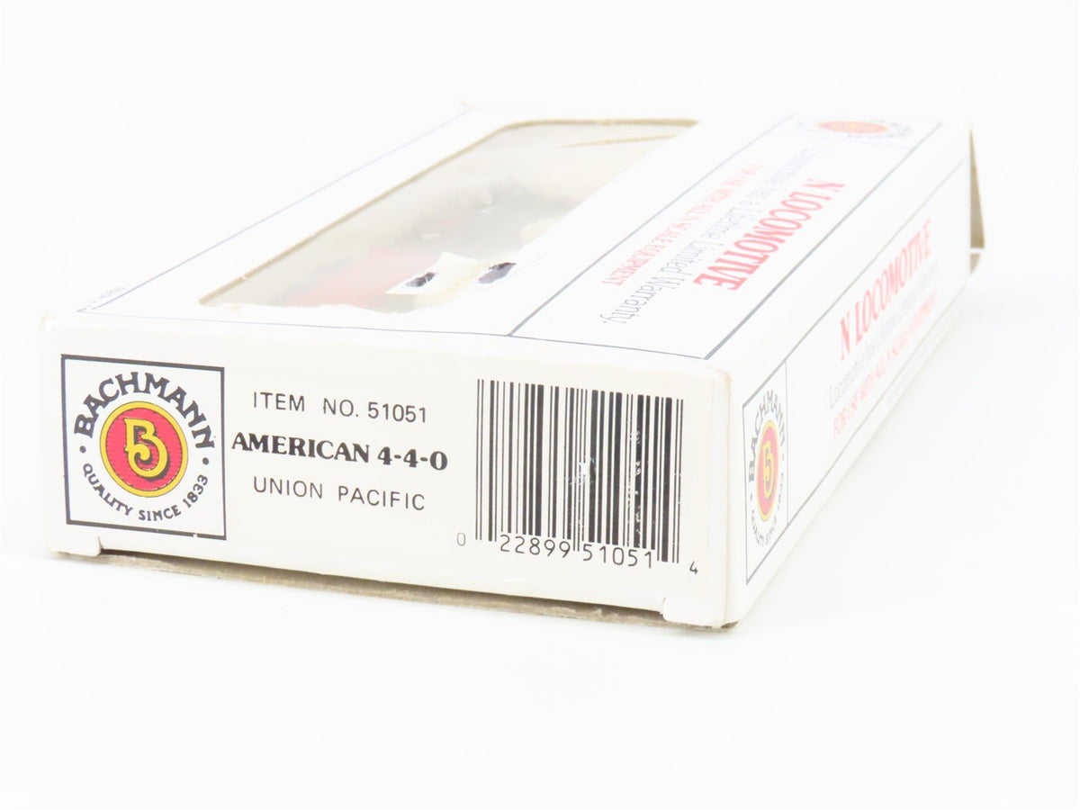 N Scale Bachmann 51051 UPRR Union Pacific 4-4-0 American Steam #119