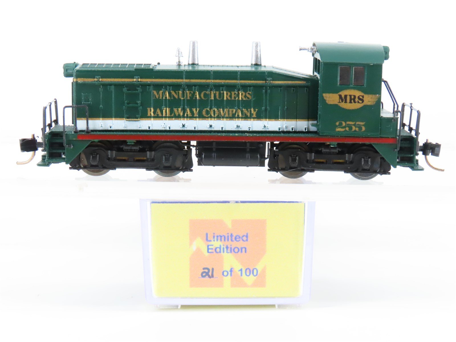 N Scale Life-Like NSC MRS Manufacturer's Railway Co EMD SW9 Diesel Switcher #255