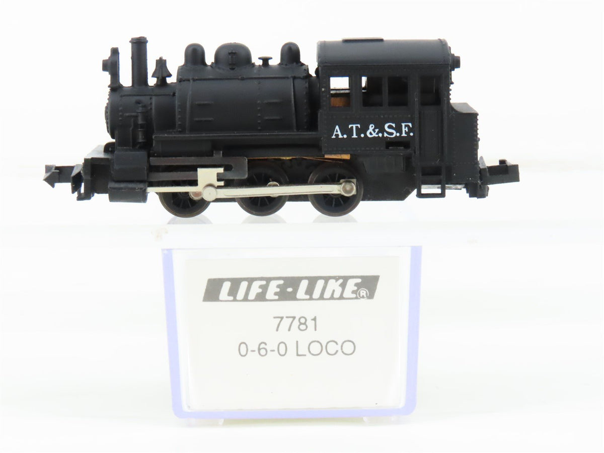 N Scale Life-Like 7781 ATSF Santa Fe 0-6-0ST Steam Switcher Locomotive No#