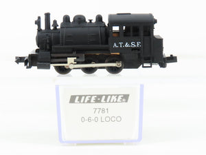 N Scale Life-Like 7781 ATSF Santa Fe 0-6-0ST Steam Switcher Locomotive No#