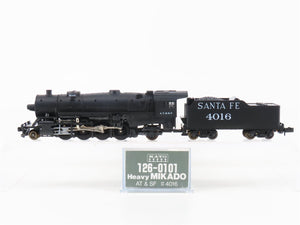 N Scale KATO 126-0101 ATSF Santa Fe 2-8-2 Heavy Mikado Steam Locomotive #4016