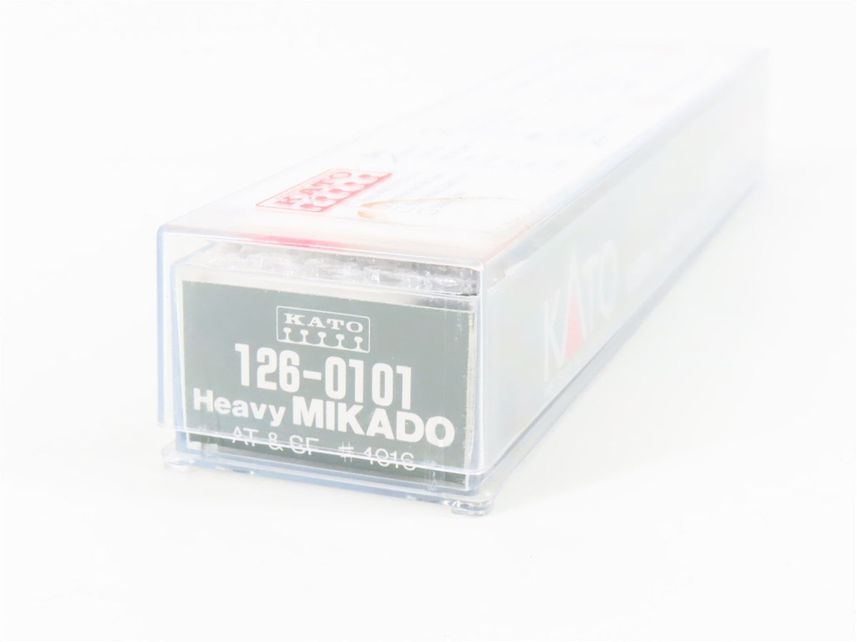 N Scale KATO 126-0101 ATSF Santa Fe 2-8-2 Heavy Mikado Steam Locomotive #4016