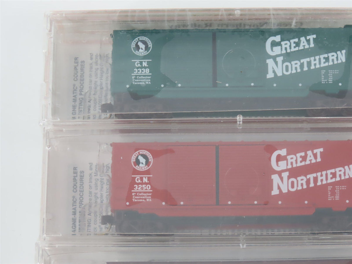 N Micro-Trains MTL NSC Special Run GN Great Northern 40&#39; Box Car 5-Pack Sealed