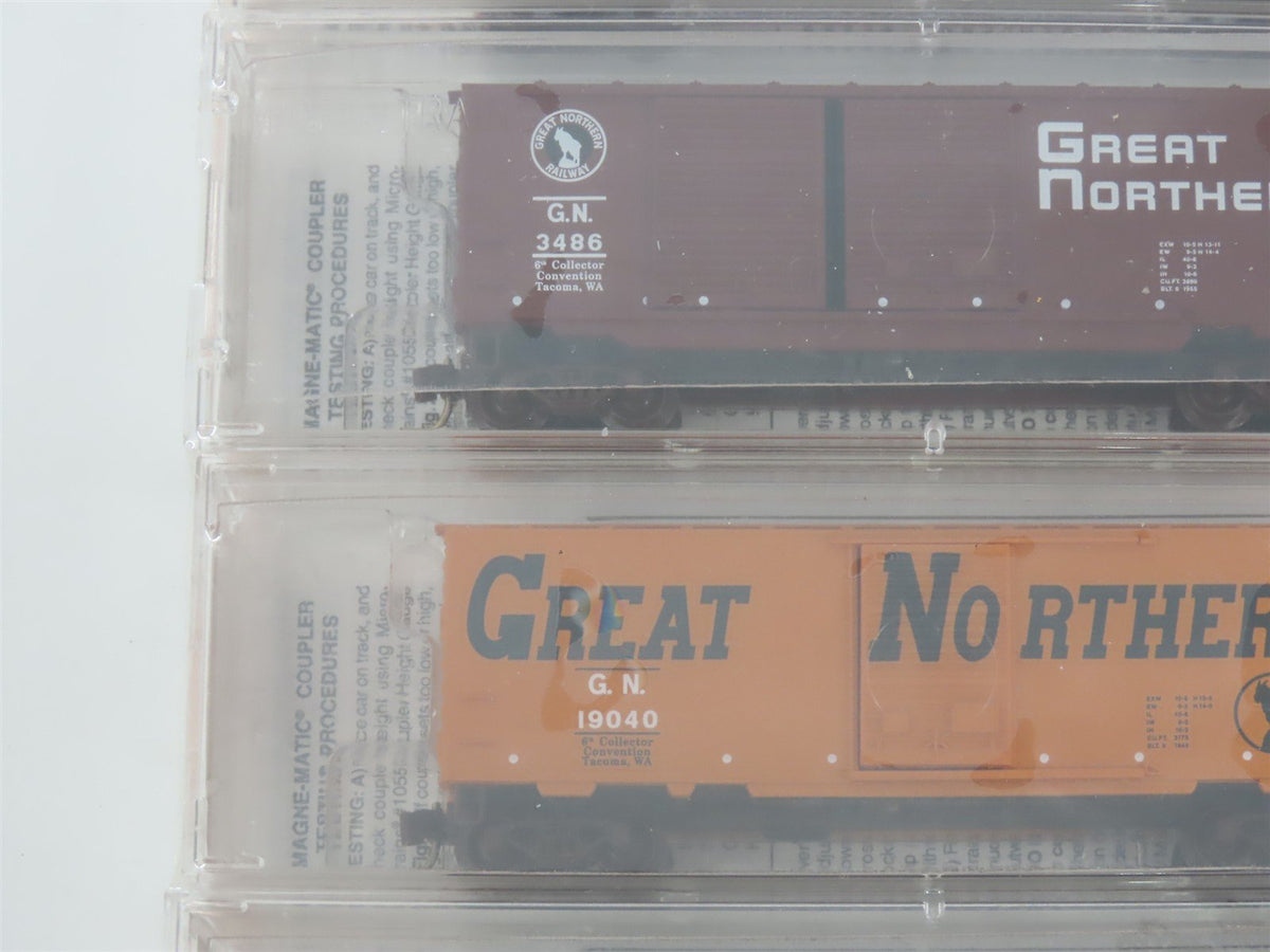 N Micro-Trains MTL NSC Special Run GN Great Northern 40&#39; Box Car 5-Pack Sealed