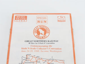 N Micro-Trains MTL NSC Special Run GN Great Northern 40' Box Car 5-Pack Sealed