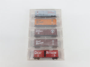 N Micro-Trains MTL NSC Special Run GN Great Northern 40' Box Car 5-Pack Sealed